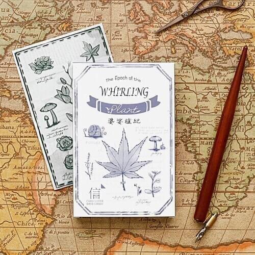 30 Sheets/Set Creative Whirling Plant Postcard /Greeting Card/Message Card/Christmas and New Year gifts