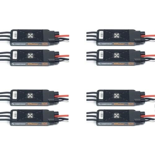 8PCS Hobbywing XRotor Pro 40A ESC No BEC 3S-6S Lipo Brushless ESC DEO for RC Drone Quadrocopter Multi-Axle Copter