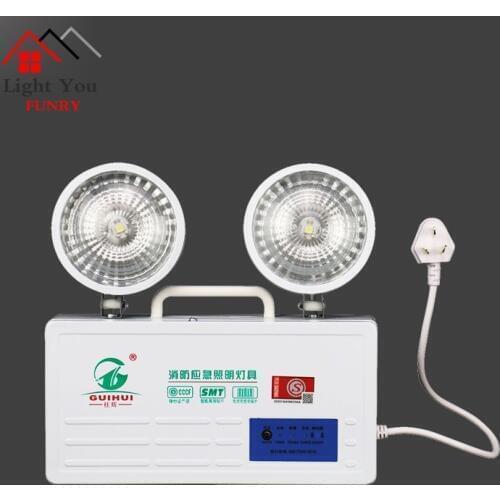 New national standard LED fire emergency lighting power supply safety accidents with double charge storage wall outlet