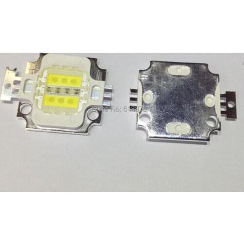 Free 10pcs 10W Square Hybrid 6PCS Cool White 10000K+ 3PCS Royal Blue 450nm-455nm High Power LED Light