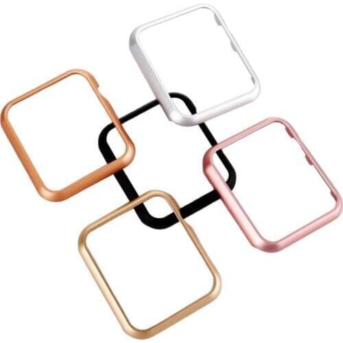 Watch case for apple watch 4 5 3 2 iwatch 42mm 38mm 44mm 40mm stainless steel Protective Cover Anti-Scratch Metal Frame