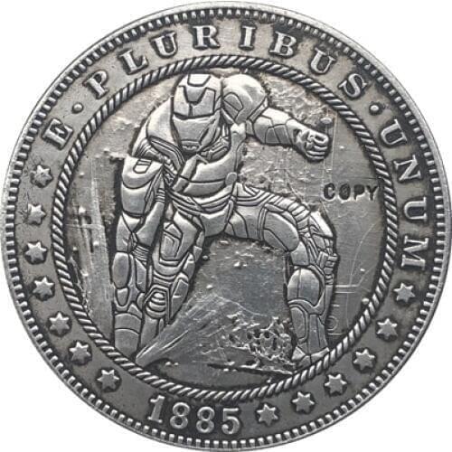 Hobo Nickel 1885-CC USA Morgan Dollar COIN COPY Type 122