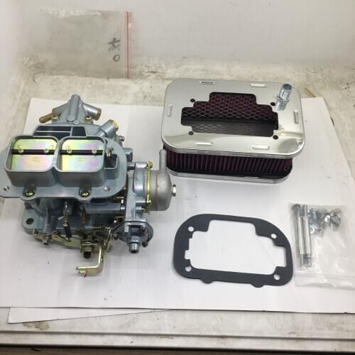 SherryBerg fajs CARB FOR Weber 32/36 DGAV Carburetor Kit Water Choke 2 BARREL+ air filter (65mm tall) for Suzuki Samurai 1985-89