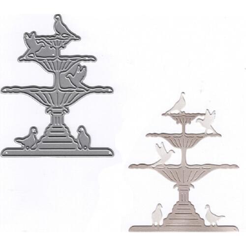 Classic Fountain Metal Cutting Dies Stencil for DIY Scrapbooking Photo Album Embossing Paper Cards Decorative Crafts Die Cuts