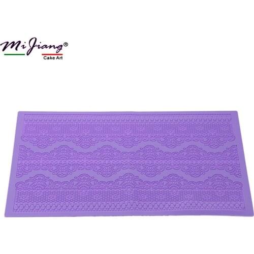 Lace Silicone Mat Fondant Cake Mold DIY Baking Decorating Tools Christmas Cupcake Cookie Sugar Pastry Decoration Tools CT-015