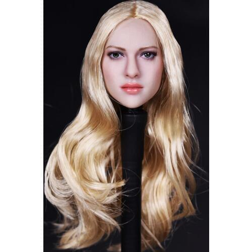 1/6 Scale European Women Beauty Head Sculpt for 12''Female Action Figure Body Toys KT004