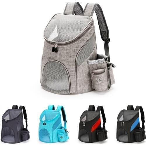 Multifunction Portable mesh Dog Bag Breathable Dog Backpack Large Capacity Cat Carrying Bag Portable Outdoor Travel Pet Carrier