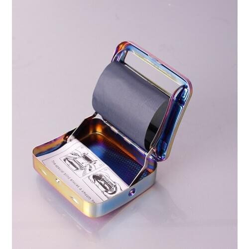 Fine Fashion cigarette case high-grade Metal manual cigarette case metal case mini tinplate tray accessories