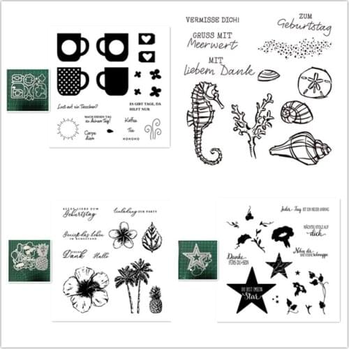 German Metal Cutting Dies and stamps DIY Scrapbooking Card Stencil Paper Cards Handmade Album Stamp Die Sheets 2021