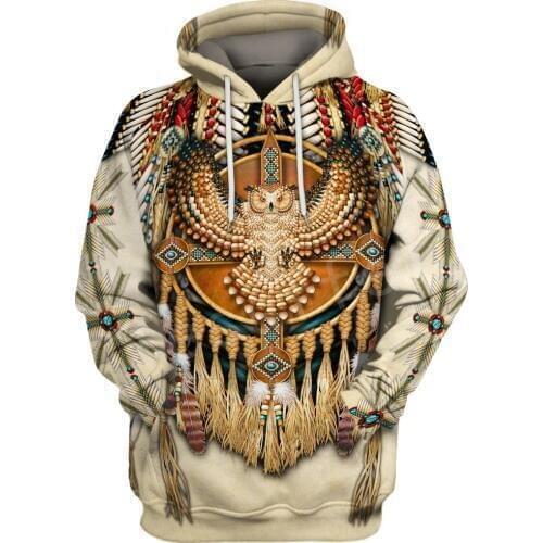 Tessffel Indian Native Harajuku Casual Colorful Tracksuit New Fashion 3Dfull Print Hoodie/Sweatshirt/Jacket/Men Women s16