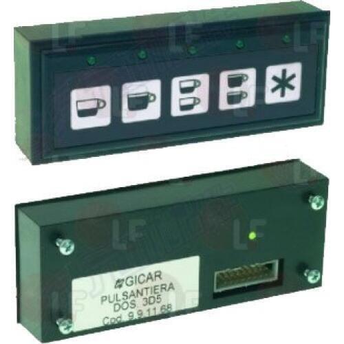 La Marzocco Gicar Linea FB70 Keypad Button Box Touchpad LAD3D5/P 3D5