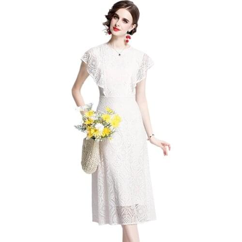 Simgent White Summer Dresses