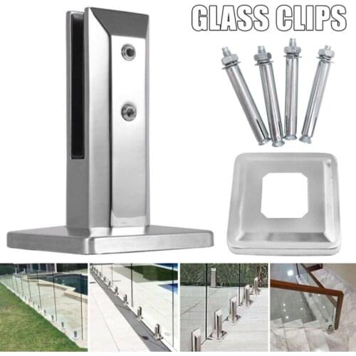 Stainless steel 316 Glass spigot Round & Square Glass fence Glass railing Swimming pool fence Glass clamp Glass hardware