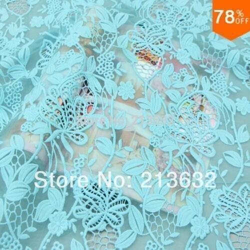 Many Colors D po68 provides straightly organza hollow out flat glass yarn fabrics embroidered embroidered cloth textile fabrics