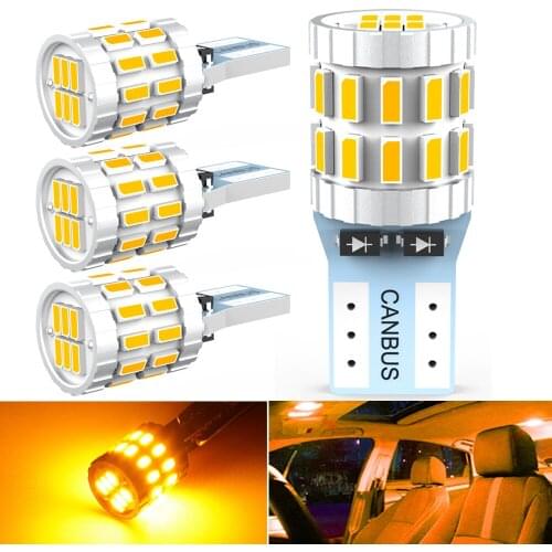 A Pack T10 W5W 168 194 LED Canbus Bulbs Led Car Parking Lights For Golf 4 5 6 7 Passat B5 B6 B7 MK4 MK5 MK6 Polo 6r CC Tiguan