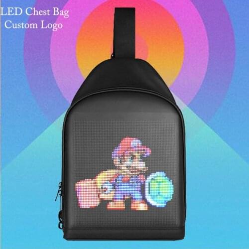 New LED Backpack Fashion Waterproof Men Shoulder Sling Crossbody bag Outdoor Backpack Gift for Christmas Birthday for Man Women