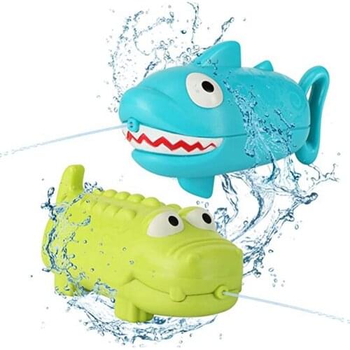 Animal Character Water Guns for Kids (Shape of Shark & Crocodile) Water Blaster Squirt Guns and Pump Super Water Soakers for Kid