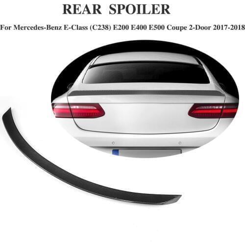 Carbon Fiber Rear Spoiler Window Wing For Mercedes-Benz E Class C238 E200 E400 E500 E550 Coupe 2D 17-18
