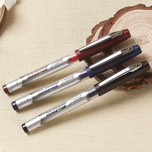 1Pc Large Capacity Ink Gel Pens 0.5mm Smooth Writing Black Blue Red Neutral gel Pen School Office Supplies Writing Stationery