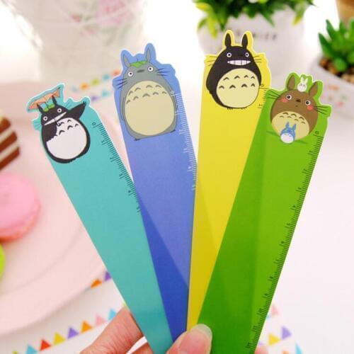2pcs/lot New Cute Japan cartoon cat design PVC ruler 15cm DIY tools Stationery School supplies G122