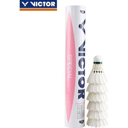 2018 100% Genuine Victor SPECIAL/SERVICE Shuttlecocks Badminton Shuttle Duck Feather Ball Badminton Shuttlecock
