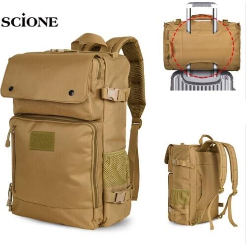 40L Military Tactical Backpack Camping Bag Hiking Rucksack Travel Pack Outdoor Shoulder Bags Travel Bag For Men Hunting XA791-1A