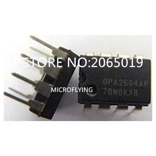 5PCS OPA2604AP 0PA2604AP OPA26O4AP DIP-8 Operational amplifier