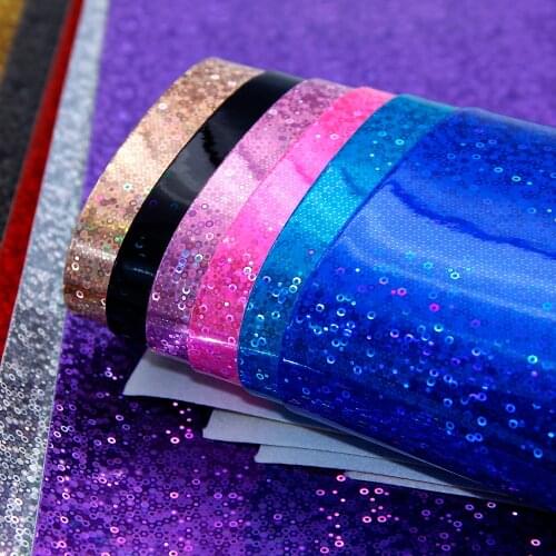 David accessories 20*33cm Dots Hologram Faux Synthetic Leather Fabric,DIY Material For HairBow Bag Shoes Decoration,1Yc6090