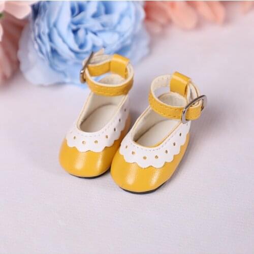 Doll Accessories Shoes 1/6 BJD Doll Mini Cute Shoes Leather Shoes For Toys Doll