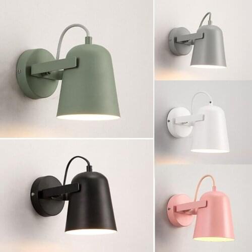 ANTINIYA Nordic Wall Lamp Simple Modern Aisle Corridor Hotel Golden Bedroom Bedside Lamp Background Wall Lamp Creative LED Lamp
