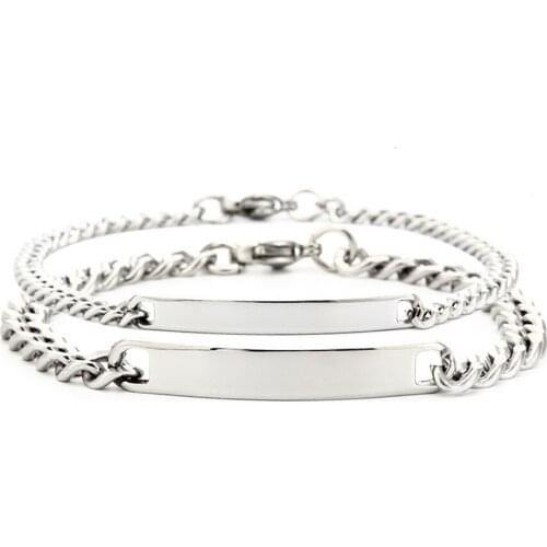 Beadsnice Bracelet For Couples Pairs Love Bling Unique Dainty Designer Casual Charms Silver ID 41116