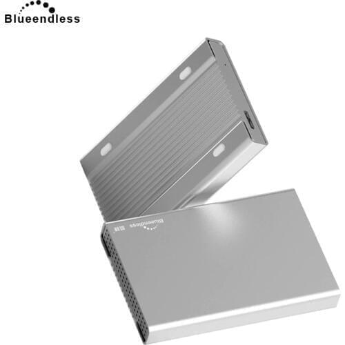 Blueendless Extermal Hdd Enclosure Case 2.5' Sata USB 3.0 Aluminum SSD Caddy Box 5Gbps External Hard Drive Disk Case Hd Externo