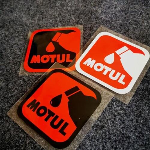 Automobile Motocross Bike Helmet Decorate Stickers Car Oil Racing Sponsor Motor Exhuast Pipe Decals 8x8cm