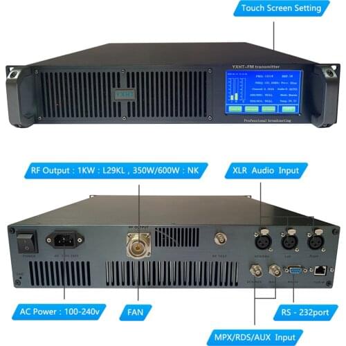 Warranty 6 years 350W FM YXHT-2 Transmitter for radio stations