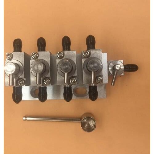 Hot sales!!! digital printing machine printhead cleaning 3 way cleaning valve units assembly of 4 ways manual hand clean units