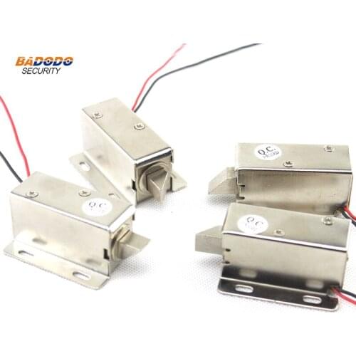 DC12V Small Mini Electric Lock for storage cabinet closet wardrobe cupboard chest drawer locker Lock security access control