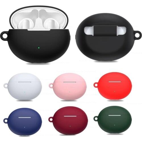 Soft Silicone Earphone Cover For Huawei Freebuds 4i Headset Protector Shell Accessories For Free buds 4i 4 i i4 Case With Hook