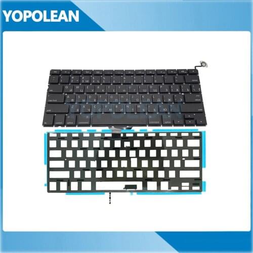 5pcs/lot New Small Enter Key Russia Russian Keyboard With Backlight For Macbook Pro 13" Unibody A1278 2009 2010 2011 2012