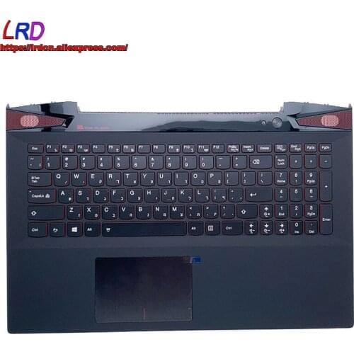 New Original Hebrew Israel Keyboard with C Cover Upper Case Palmrest for Lenovo Y50-70 Touch Laptop 5CB0F78827