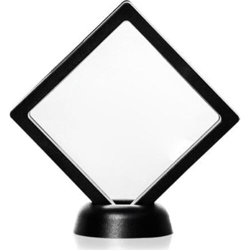 Challenge Coin Display Stand 3D Floating Transparent Phone Case Jewelry Specimen Military Medal Stand Frame