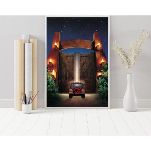 Jurassic Park Movie Poster Wall Painting Home Decoration ( No Frame )