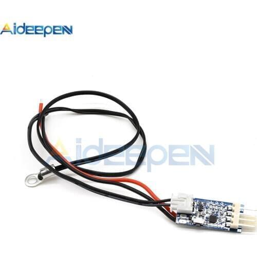 DC 5V 12V 4 Wire PWM Fan Temperature Control Speed Controller Governor Regulator 40cm Probe for PC Computer Fan/Alarm Module