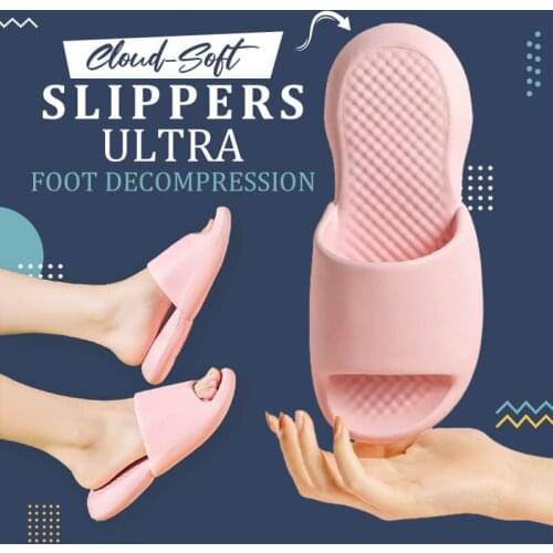 Ultra Cloud-Soft Slippers Mens Slippers Indoor Poop Shoes For Man Soft Summer EVA Sandals Mute Non-slip Women Fish Slides Bathr