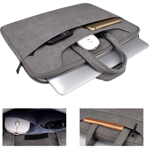 Laptop Bag 11 12 13.3 14 15.6 Inch Waterproof Notebook Sleeve For Macbook Air Pro Xiaomi Computer Handbag Briefcase