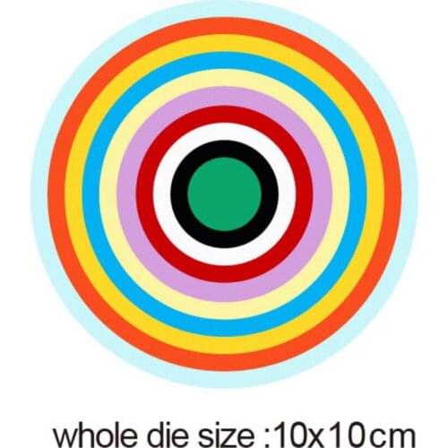 Metal cutting dies layer circle frame 2020 new cut die mold Scrapbook paper craft knife mould blade punch stencils dies