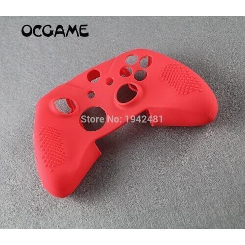 OCGAME high quality Controller Silicone Rubber Skin Protective Case Protector Cover For Xbox One S Gamepad Handles