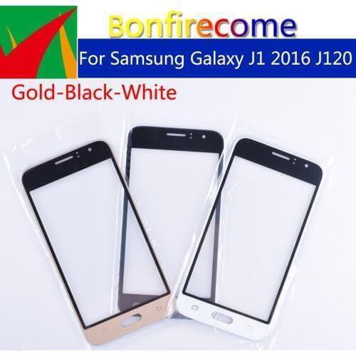 10pcs TouchScreen For Samsung Galaxy J1 2016 J120 J120F J120DS J120M J120H SM-J120F Touch Screen Front Panel Glass Outer Lens
