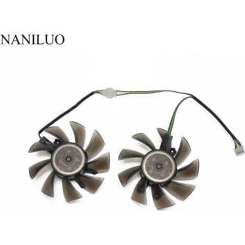 2PCS/lot P106 GA82S2H For GALAX GTX1060 Cooler Fan For KFA2 GeForce GTX 1060 OC Graphics Cards as replacement Fa