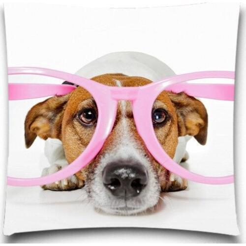 5 size 9 style,Cute Dog Square Pillow case,Christmas Halloween Gift decorative Cushion Covers and Washable Waist Pillow cover