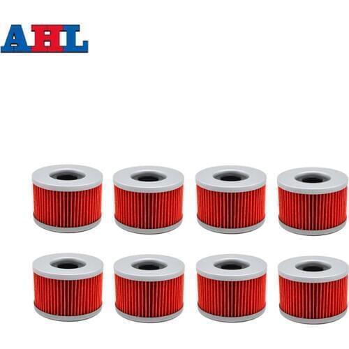 8Pcs Motorcycle Engine Parts Oil Grid Filters For SUZUKI AN400 AN 400 BURGMAN ABS 400 2009 2014 2015 Motorbike Filter